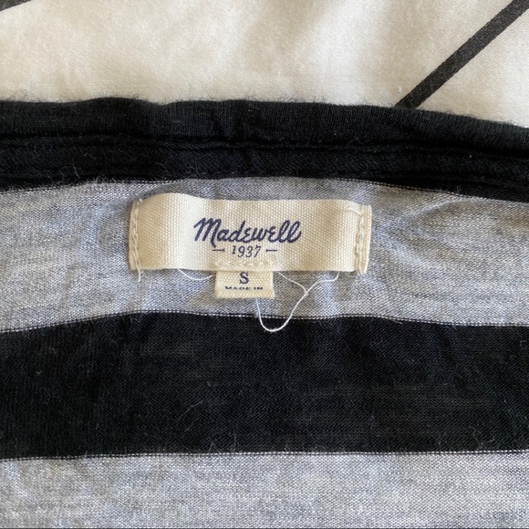 Madewell Striped Long-Sleeve Top - Picture 2 of 2